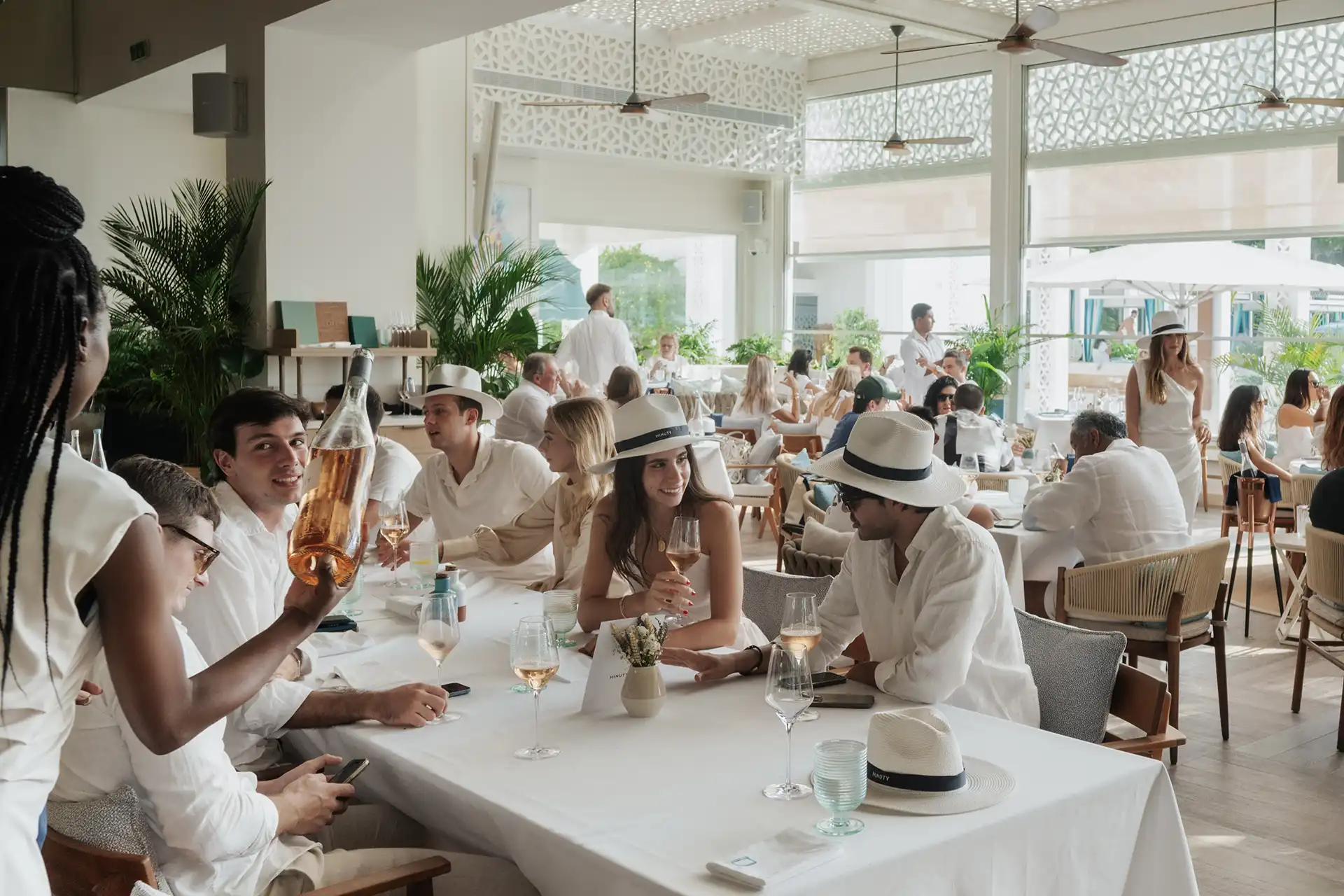 White Party & After Party event at Drift Beach Restaurant Dubai