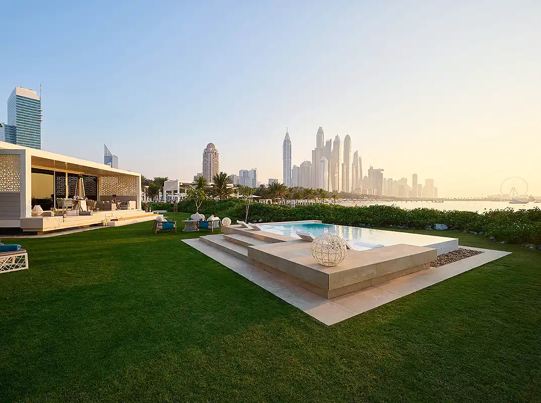 book your private villa at Drift private beach club in Dubai 